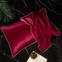 Funda De Almohada De Seda Mulberry Charmeuse 100% Con Base De Lyocell Para Cuidado De Pelo Y Piel Cierre Envolvente 1pc - details 9