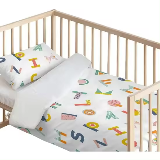 FUNDA NÓRDICA CON ALMOHADA 100% ALGODÓN MODELO URKO SMALL PARA CUNA DE 70 (115X145 CM) - 1