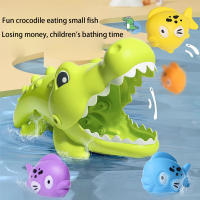 Juguete De Baño Para Niños Juego De Crocodilo Grande Comiendo Pequeños Peces Juguetes De Agua Para Jugar En Verano - details 5