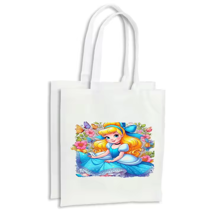MERCHANDMANIA PACK 2 BOLSAS la cenicienta cuento niños infantil dibujos cocina compra kitchen - 1