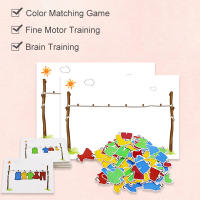 Juguete Educativo Montessori DIY Material Matemático Juego De Encaje De Colores Y Formas Para Niños Aprendizaje Temprano Juguetes De Enseñanza - details 65