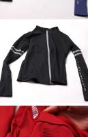 Chaqueta Deportiva De Mujer Con Cierre De Cremallera Y Flecos Secado Rápido Sudadera Para Ejercicio Estilo Slim O-Neck - details 34
