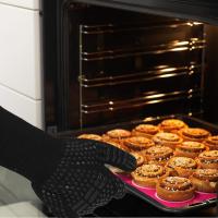 Guantes para Horno BBQ, 1 Par, Resistentes al Calor 800 °C, Antideslizantes para Parrilla - details 1