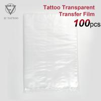 100Pcs Papel De Transferencia Tatuaje Transparente Con Patrón Cálido Estilo JC TATTOO Accesorios Para Tatuaje Material Plástico - details 5