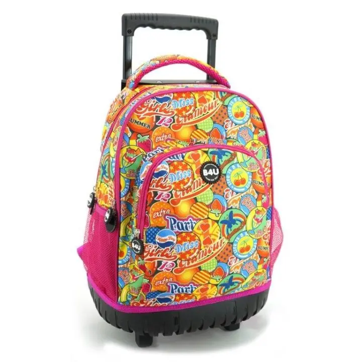 Bolsos Hf Trolley Grande B4U Ice Cream Producto Oficial Producto Escolar Niños y Niñas - 1