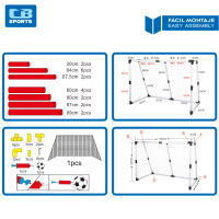 CB Sports Portería de fútbol para niños, 190x90x132 cm, Mini balón de fútbol, Incluye hinchador manual, Juegos para niños exterior, Juguete infantil niño, A partir de 3 años - details 5