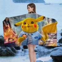 Toalla De Playa P-Pikachu Dibujos Animados Para Niños Toalla De Baño Grande Absorbente Microfibra Para Natación Viajes - details 9