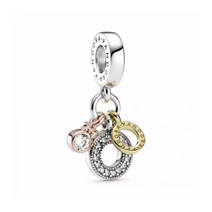 Charm colgante Triple Monograma y Logo - 799044C01 - 1