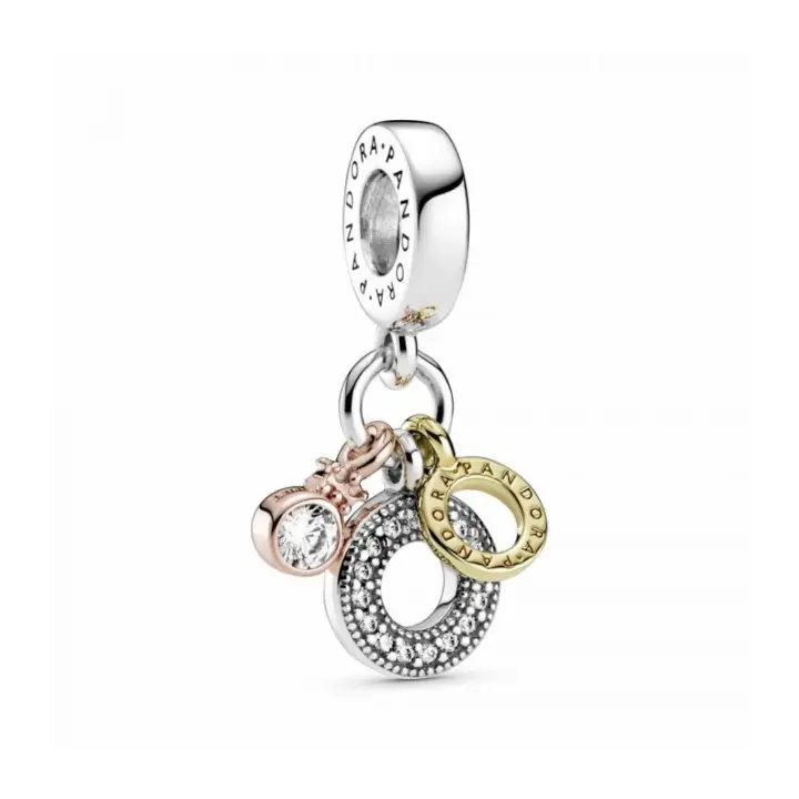 Charm colgante Triple Monograma y Logo - 799044C01 - 1