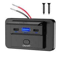 Adaptador De Carga USB 12V Para Coche Panel De Enchufe De Pared Accesorios De Cargador Rápido Para Auto Bus RV Camión Montaje En Pared - details 8