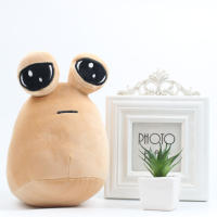 Peluche De Anime Juego Mi Mascota Alienígena Pou Kawaii 22Cm Juguete De Peluche Para Niños Regalo De Cumpleaños Y Navidad - details 2