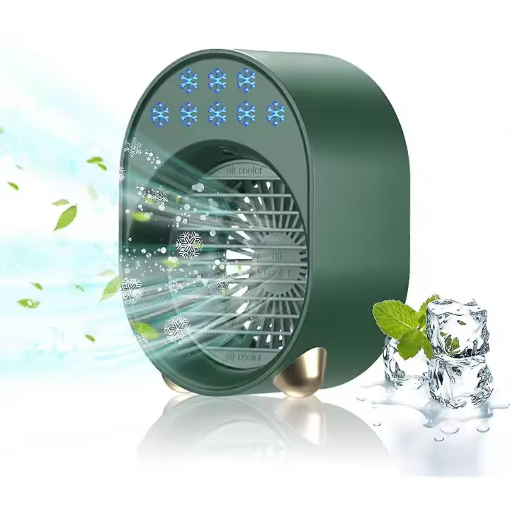 Portable Air Conditioner, Mini Air Conditioner Fan, Air Cooler Portable Air Conditioner, Mini Air Conditioner Rechargeablegreen - 1