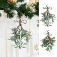 Falsas Ramas De Mistletoe Artificiales Con Efecto De Niebla Decoración Festiva Para El Hogar Y Navidad Ramas Duraderas De Flores Artificiales Para Uso Interior En Invierno - details 8