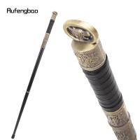 Bastón De Caminar Steampunk Con Manija De Dragón Negro Y Cobre De Lujo Para Caballeros 97cm Con Punta De Goma Para Actividades Al Aire Libre - details 4