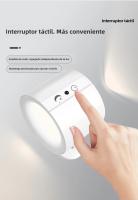 Lámpara Nocturna LED Magnética Recargable Con Control Remoto Y Toque Luz De Lectura Para Armario Soporte De Pared - details 3