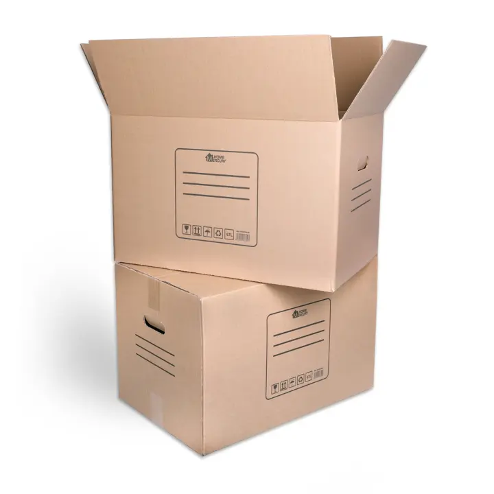 YUNIK HOME- Pack 10/20 Cajas mudanza y Almacenaje con Asas, Ultra Resistentes, Box Grandes, Medianas y Pequeñas, Alta Resistencia, Reutilizables .Organiza tus envíos. - 1