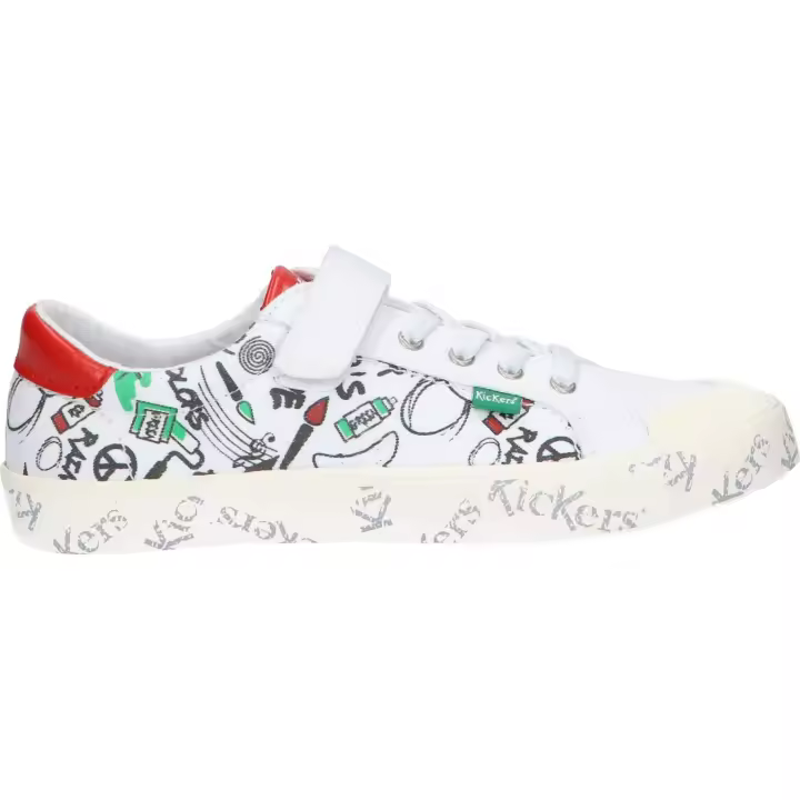 Girls and boys kickers sneakers 860862 -30 gody 31 blanc rouge see - 1