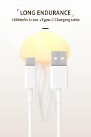 Lámpara De Mesa Recargable LED En Forma De Medusa Con Luz Nocturna RGB Gradiente Control Por Voz Para El Hogar Y Decoración - details 6