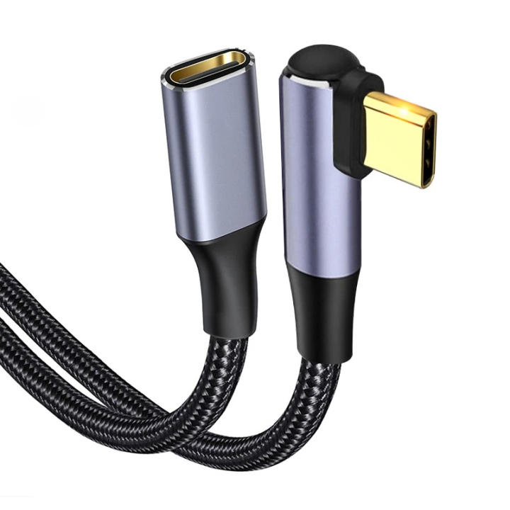 Cable De Extensión USB C 5A 10Gbps Tipo C USB3.1 Datos Hombre a Mujer 100W Carga Rápida Para Macbook pro Laptop Vídeo 4K