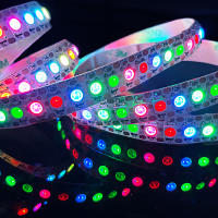 Tira De LED RGB Inteligente WS2812B 5m/Roll 30/60/144leds/m Negra/Blanca PCB IP30/IP65/IP67 5050 Individually Addressable Para Iluminación Inteligente - details 14