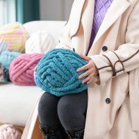 Yarn De Terciopelo Grueso Para Tejer Manualmente Mantel Y Alfombra DIY Hilo De Gran Tamaño Para Adultos Hombre Yarn 226g - details 2