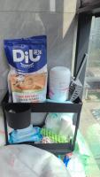 Organizador De Baño Y Cocina Con Dos Cajones Deslizantes Y Ganchos Estante De Almacenamiento Multifuncional Para Fregadero - details 13