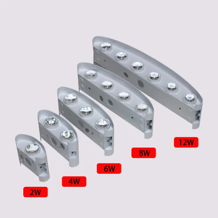 Lámpara De Pared Exterior Impermeable En Aleación De Aluminio Para Dormitorio Y Sala De Estar Iluminación Decorativa Moderna Fuente De Energía AC Certificación CE Protección IP55 - 1