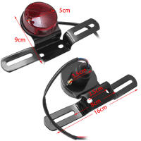 Luz De Freno Trasera LED Roja Para Motocicleta ATV Iluminación De Señalización Vehicular Con Soporte Para Placa De Matrícula - details 2