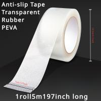 Cinta Antideslizante Transparente De Goma PEVA Impermeable Para Pisos De Baño Y Escaleras Adhesivo Nano No Marcador - details 10