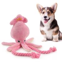 Juguete De Peluche De Octopus Para Mascotas Resistentes Al Masticar Divertido Y Interactivo Para Uso Interior Y Exterior - details 2