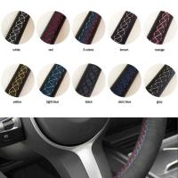 Cubierta De Volante De Coche Negra Antideslizante De Cuero Artificial Para Peugeot 307 2001-2008 307 SW 2005-2008 Accesorios De Interior - details 5