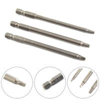3pcs 100mm Bits De Chofer Eléctrico Cabeza Cuadrada Magnética Herramienta De Reparación SQ1-SQ3 Para Destornilladores Eléctricos - details 0