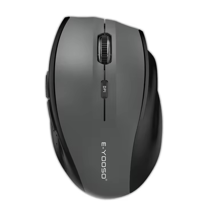 Ratón De Juego Y Oficina E-YOOSO E-1010 USB 2.4G Wireless 2400 DPI Óptico Ergonómico Para Laptop PC Computadora Con 5 Botones - 1