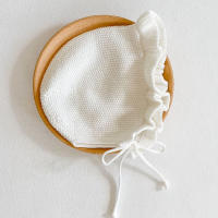 Gorro De Lana Versátil Para Bebés Femeninas De 0-2 Años Con Volante Estilizado Para El Otoño Estilo Sencillo Y Adorable - details 1