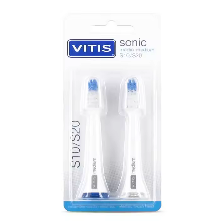 Cabezal de Cepillo de Dientes Vitis Sonic S 10-20 Medio - 1