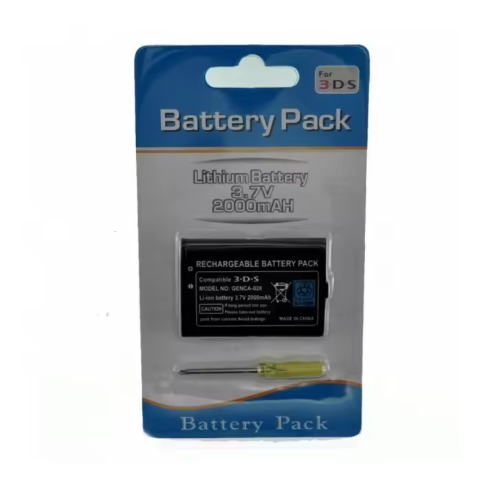Bateria compatible con Nintendo 3DS / 2DS / N3DS / N2DS ⋆ CTR-001 / CTR-003 ⋆ Capacidad 2000 mAh ⋆ Repuesto compatible ⋆ Prolonga la autonomía ⋆ Ideal como sustitución de la original - 1