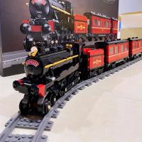 Bloques De Construcción Creativos De Tren De Vapor Serie Para Niños Modelo DIY Ideal Para Regalo Navideño De Ciudad - details 8
