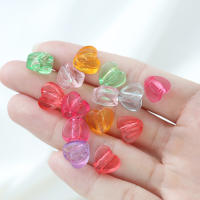 Cuentas De Acrílico Transparentes Para DIY Joyería Accesorios De Cuentas De Corazón Para Collar Y Pulsera 50/100pcs - details 7