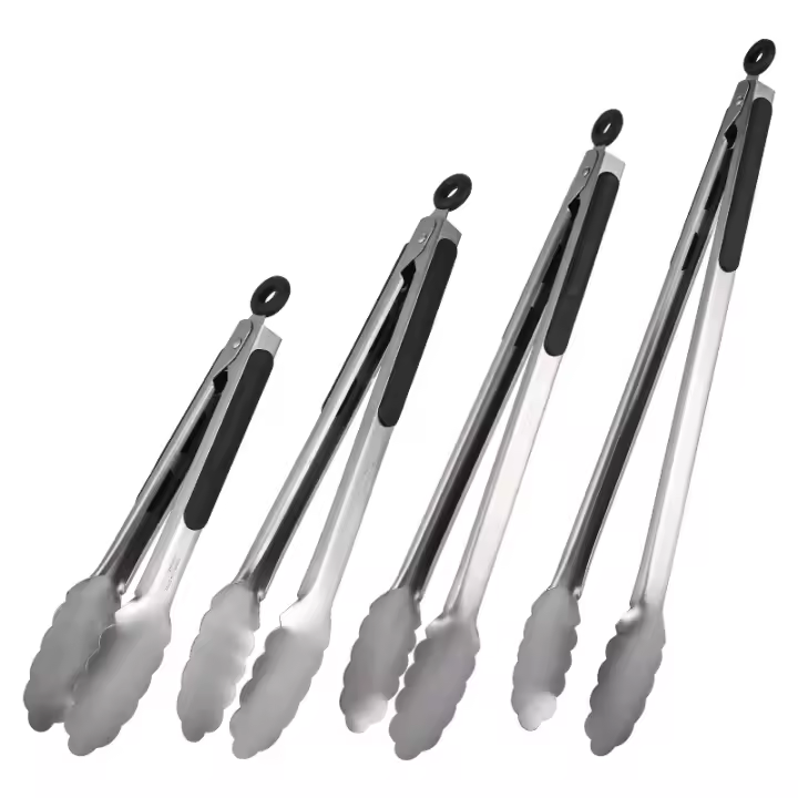 Aguja De Barbacoa De Acero Inoxidable 9/12/16 Pulgadas Tijeras Para Alimentos Con Mango Antideslizante Servicio De Pan Clip De Cocina - 1