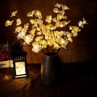 Luces De Flores Ramas Artificial Blanca Phalaenopsis Decorativas Luz De Forma Floral Realista DIY Decoración De Habitación Batería Operada Para Fiesta De Navidad - details 4