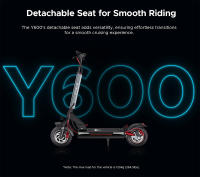Scooter Eléctrico ENGWE Y600, Motor de 600W, Batería de 48V 18.2Ah, Neumáticos Anchos de 10*4 pulgadas, Velocidad Máxima de 25 km/h, Alcance de 70 km, Freno de Disco Mecánico, Asiento Desmontable - details 7