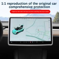 Protector De Pantalla Para Tesla Model 3 Y Highland Marco De Silicona Cubierta Del Body Para Control Central Accesorios De Coche - details 5