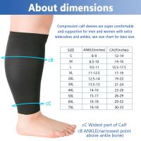 Calcetines De Protección Para La Pata Para Mujer Compresión Para Lesiones En La Pata Y Varices Medio Tobillo Deporte Fútbol Terry Nylon - details 12