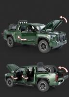 Modelo De Coche De Aleación Toyota Tundra 1:24 Con Sonido Y Luz Simulación Vehículo De Metal Para Niños Juguetes De Coche Regalo Para Niños Hombres - details 6