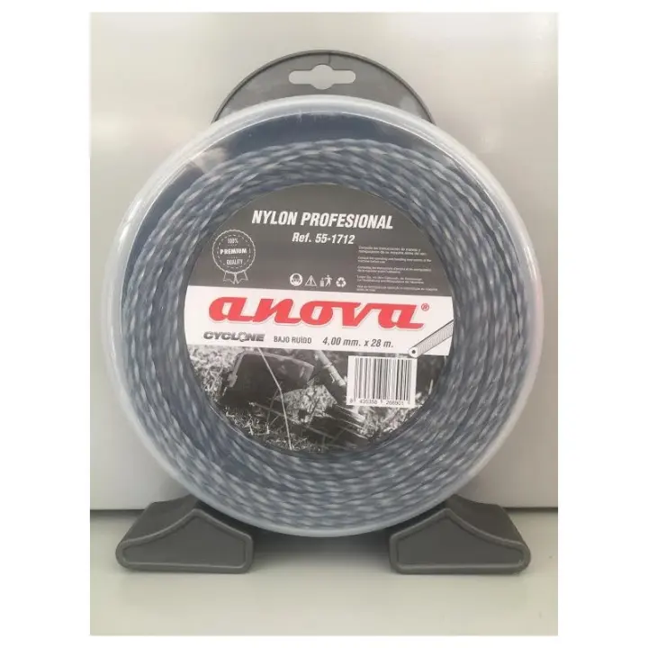 HILO DESBROZADORA ANOVA CYCLONE GRIS 4 mm. E/28 M - 1