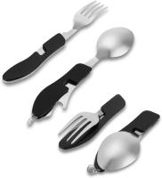 Juego de cubiletes de viaje de 2 piezas, 4 en 1, portáthil, Con Rueda, mango de Aluminio, Cuchillo, TENEDOR, Cuchillo y abridor de botellas - details 3