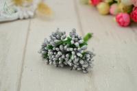 12 Pcs Flores Artificiales De Estambul Para Decoración De Boda DIY Adorno De Coronel Hilo Y Regalo De Caja De Flores Falsas Para Scrapbooking - details 5