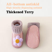 Zapatillas De Bebé Con Dibujos Animados Lindos Calcetines Para Piso Antideslizantes Algodón Suave Invierno Primer Pasos Para Niño Y Niña Nuevos Recién Nacidos - details 5