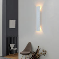 Lámpara De Pared LED 18W Impermeable En Negro O Blanco Para Jardín Patio Aisle Interior Habitación Dormitorio Moderna - details 12