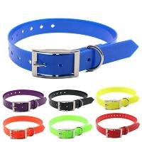 Collar Grande Para Perros De Alta Calidad Ajustable TPU Duradero Impermeable Para Puppies Correa De Color Sólido Accesorios Para Perros - details 0